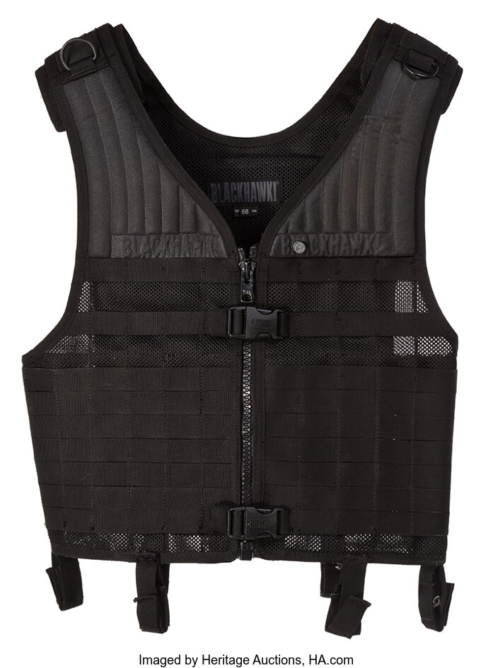 Barney Ross tactical vest with lodged bullet from The Expendables 3 ...