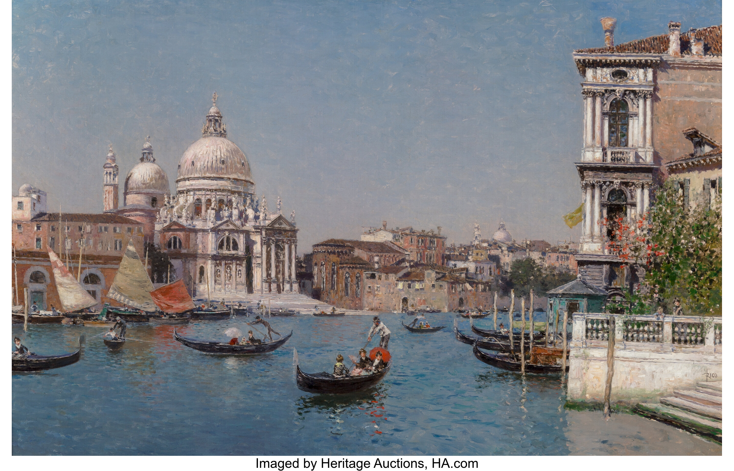 Martín Rico y Ortega (Spanish, 1833-1908). The Grand Canal, Venice