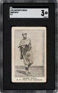 1922 Haffner's Bread Babe Ruth R.F. SGC VG 3.... Baseball Cards