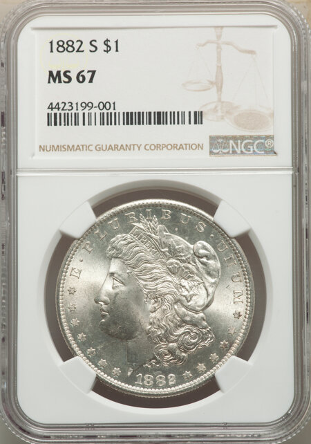 1882-S S$1 67 NGC