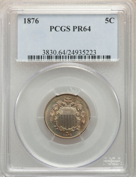 1876 5C 64 PCGS