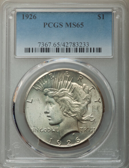 1926 S$1 65 PCGS