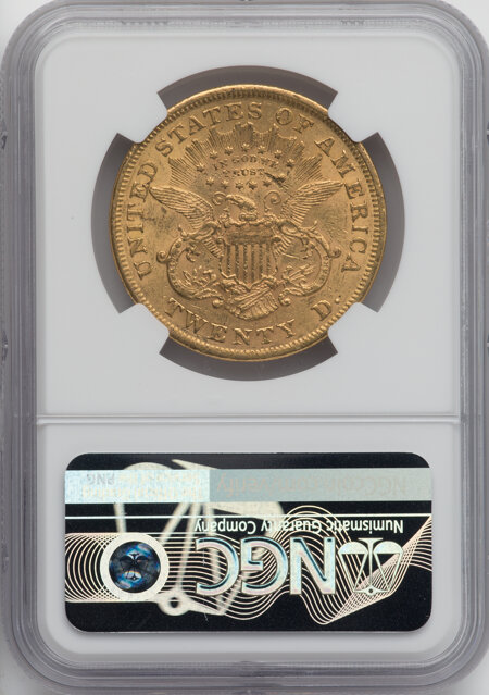 1873 $20 OPEN 3 55 NGC