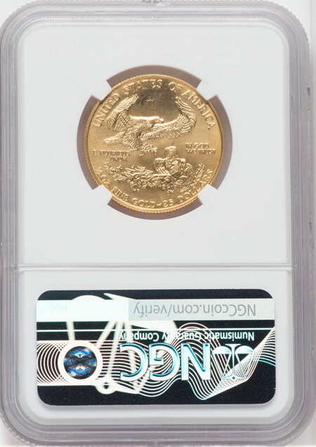 1994 $25 Half-Ounce Gold Eagle, MS 69 NGC