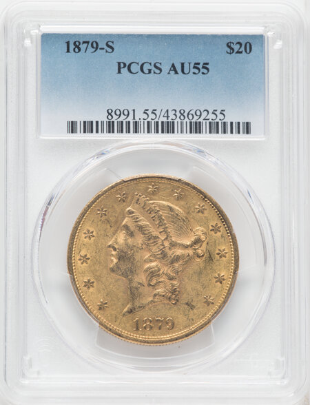 1879-S $20 55 PCGS