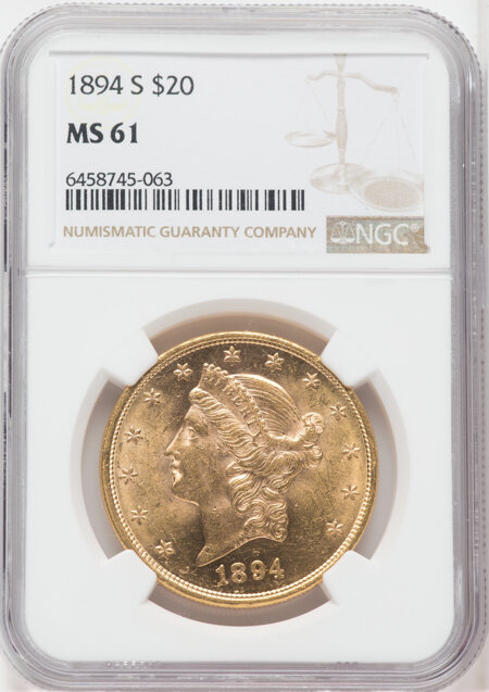 1894-S $20 61 NGC