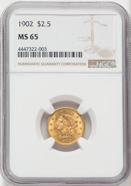 1902 $2 1/2 65 NGC