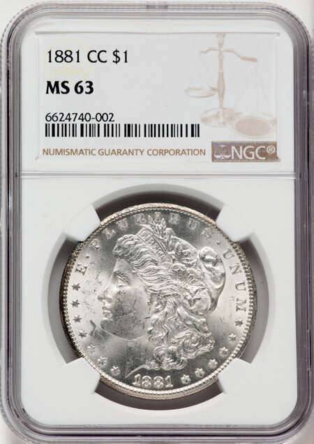 1881-CC S$1 63 NGC