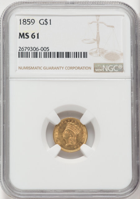 1859 G$1 61 NGC