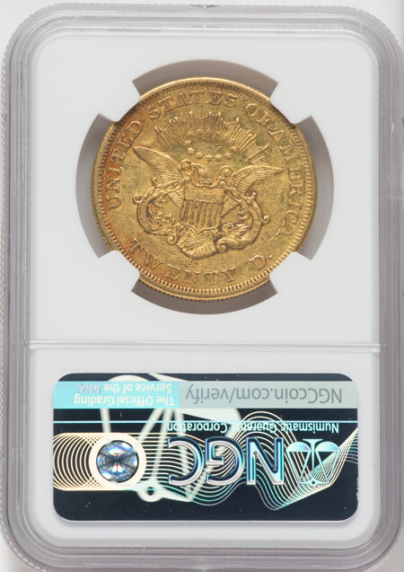 1857-O $20 55 NGC