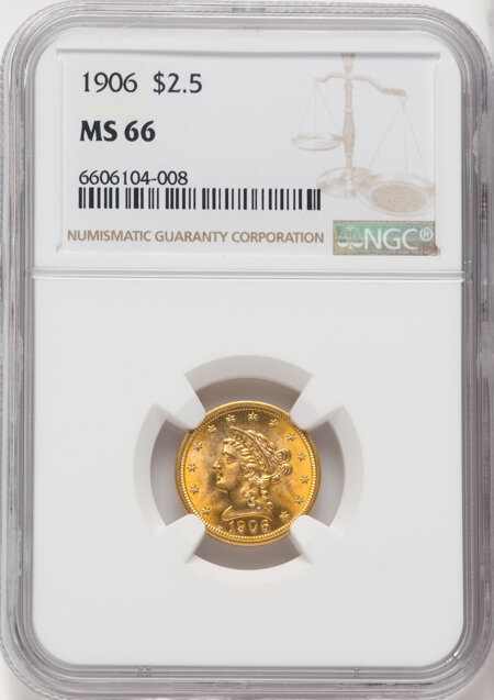 1906 $2 1/2 66 NGC