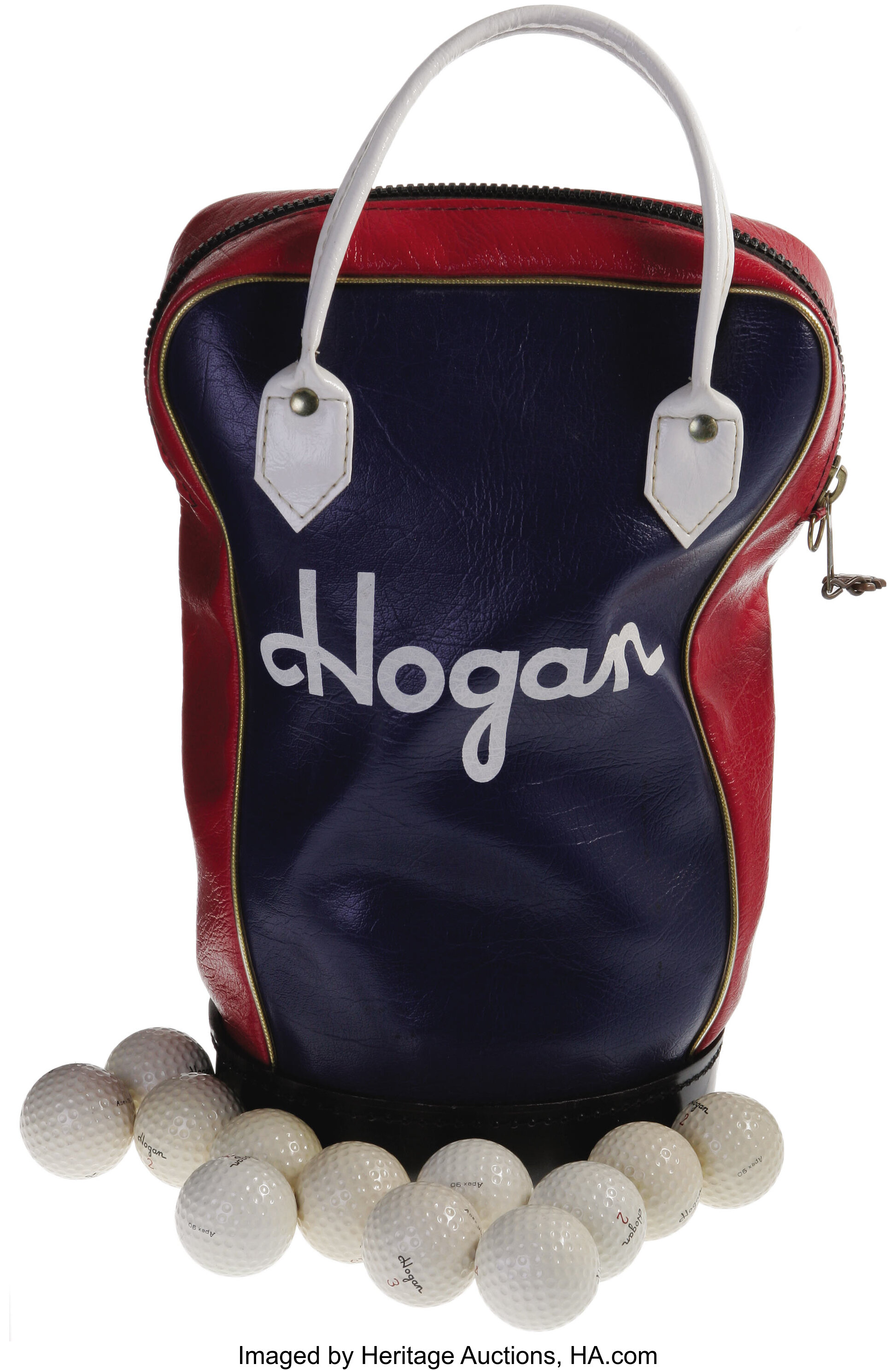 Early 1960's Ben Hogan Personally Owned Shag Bag with Forty Balls ...