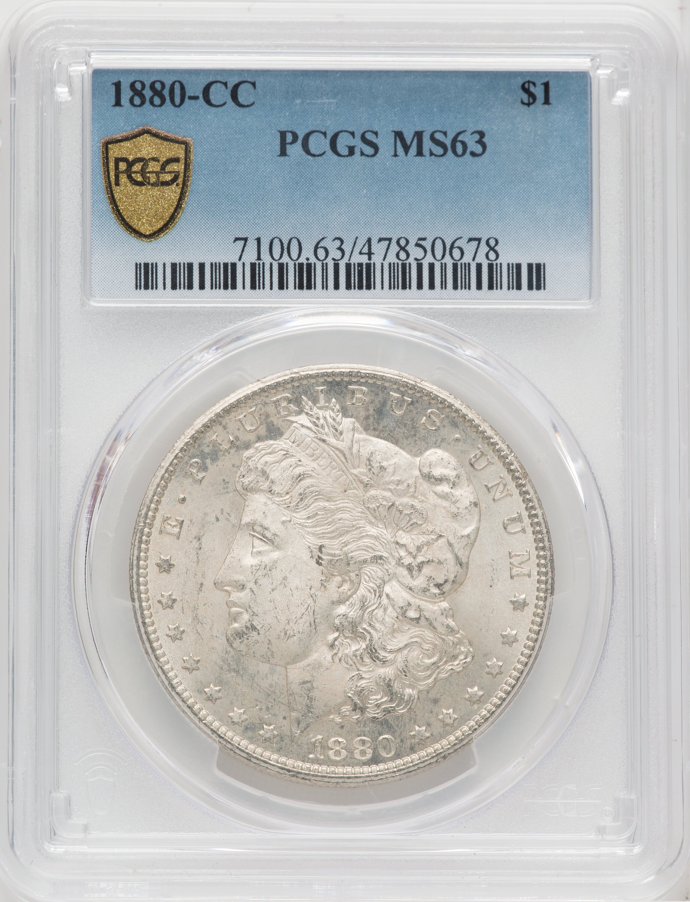 1880-CC S$1 PCGS Secure 63 PCGS