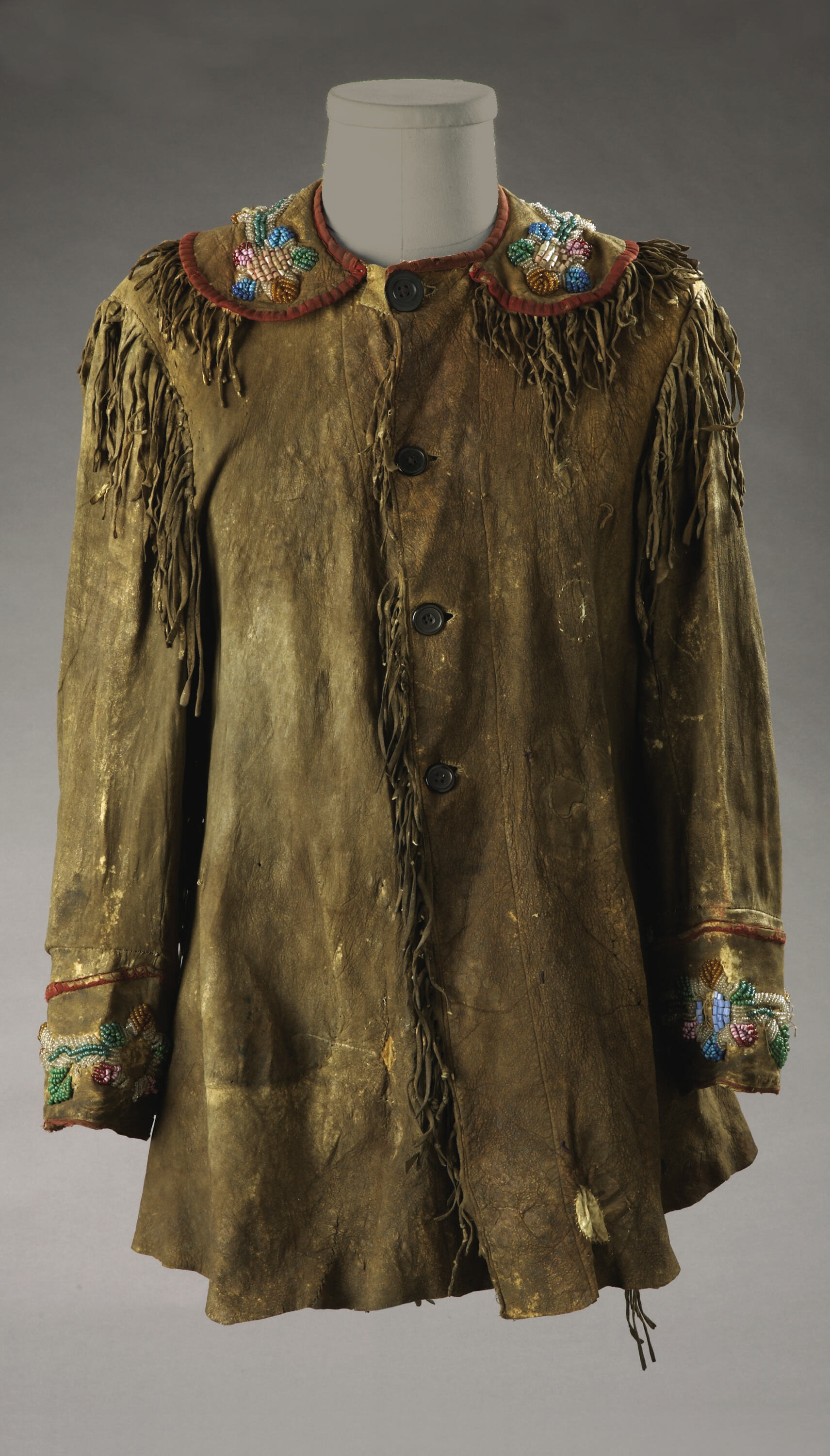 Pequot Indian Shirt with Accoutrements. ... Western Expansion | Lot ...