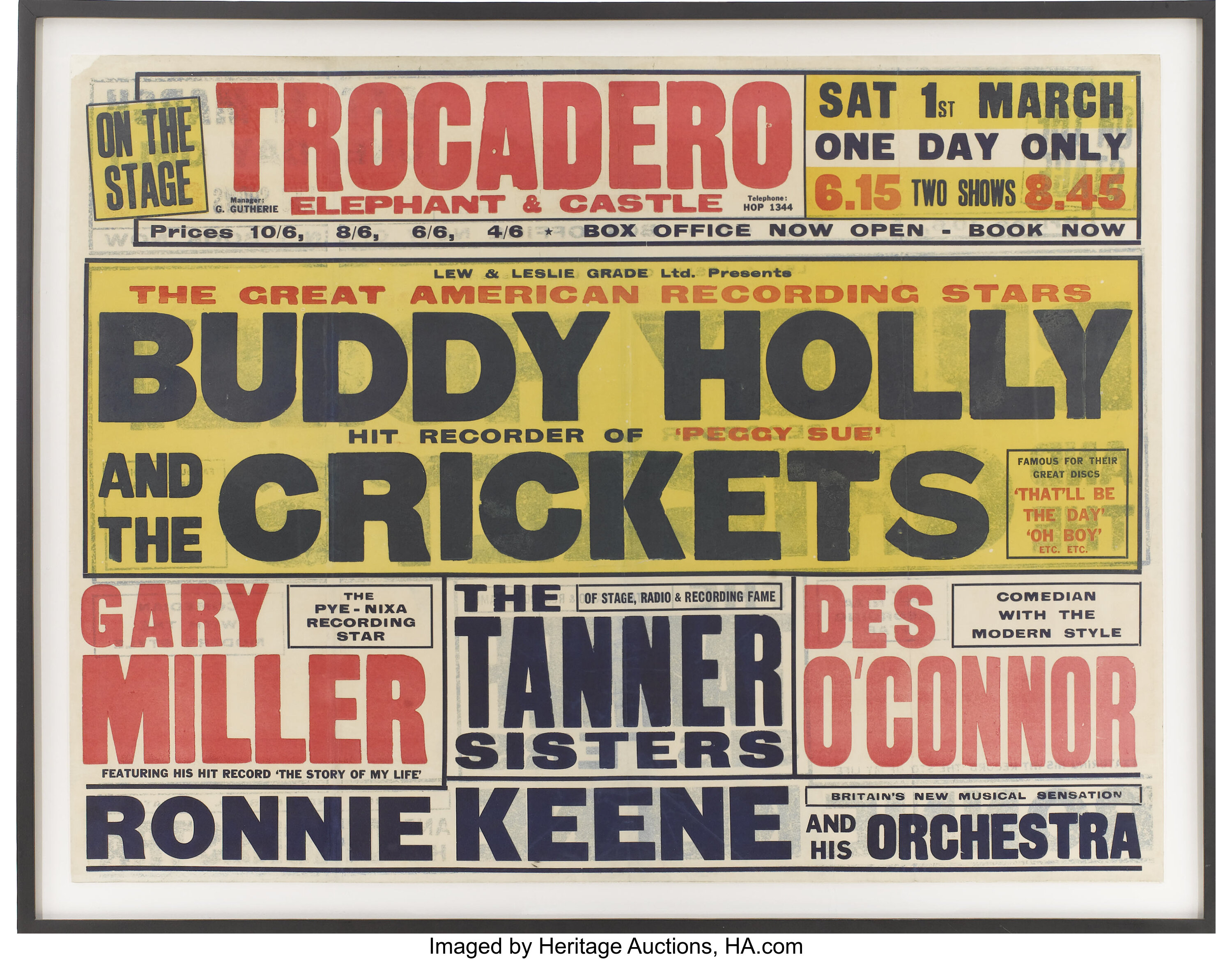 buddy holly uk tour dates 1958
