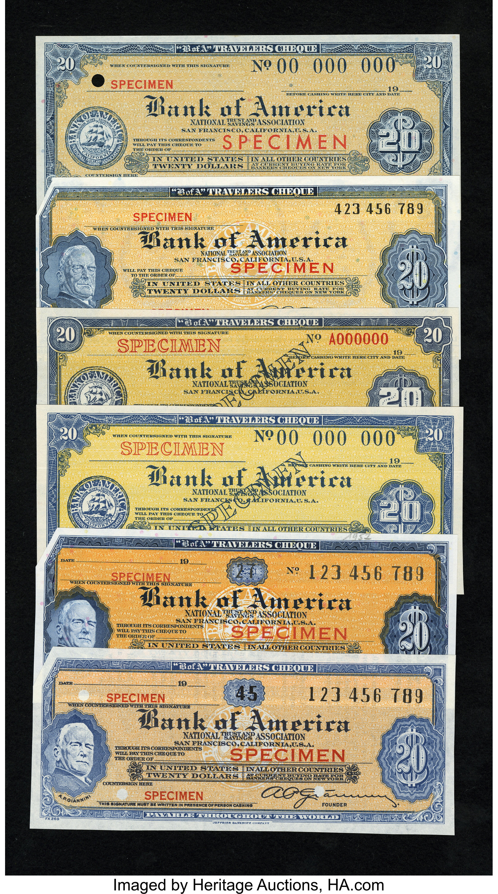bank of america travel check