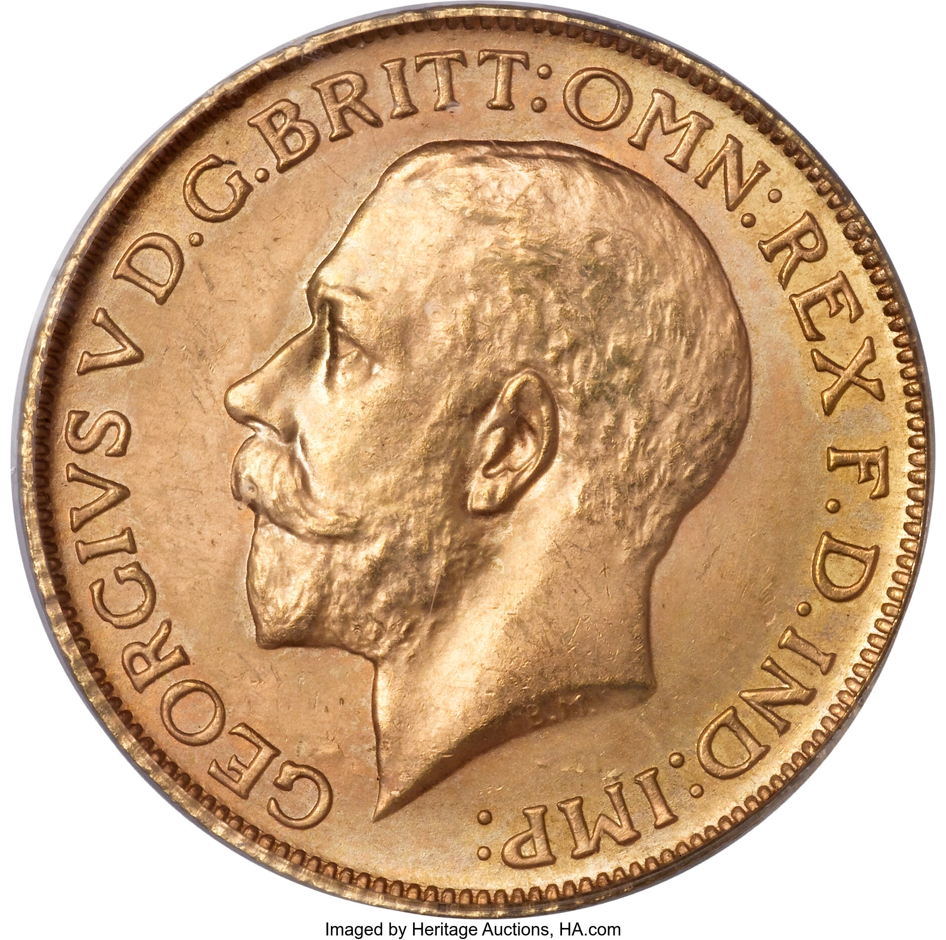 Canada: George V gold Sovereign 1916-C,... Canada | Lot #20356
