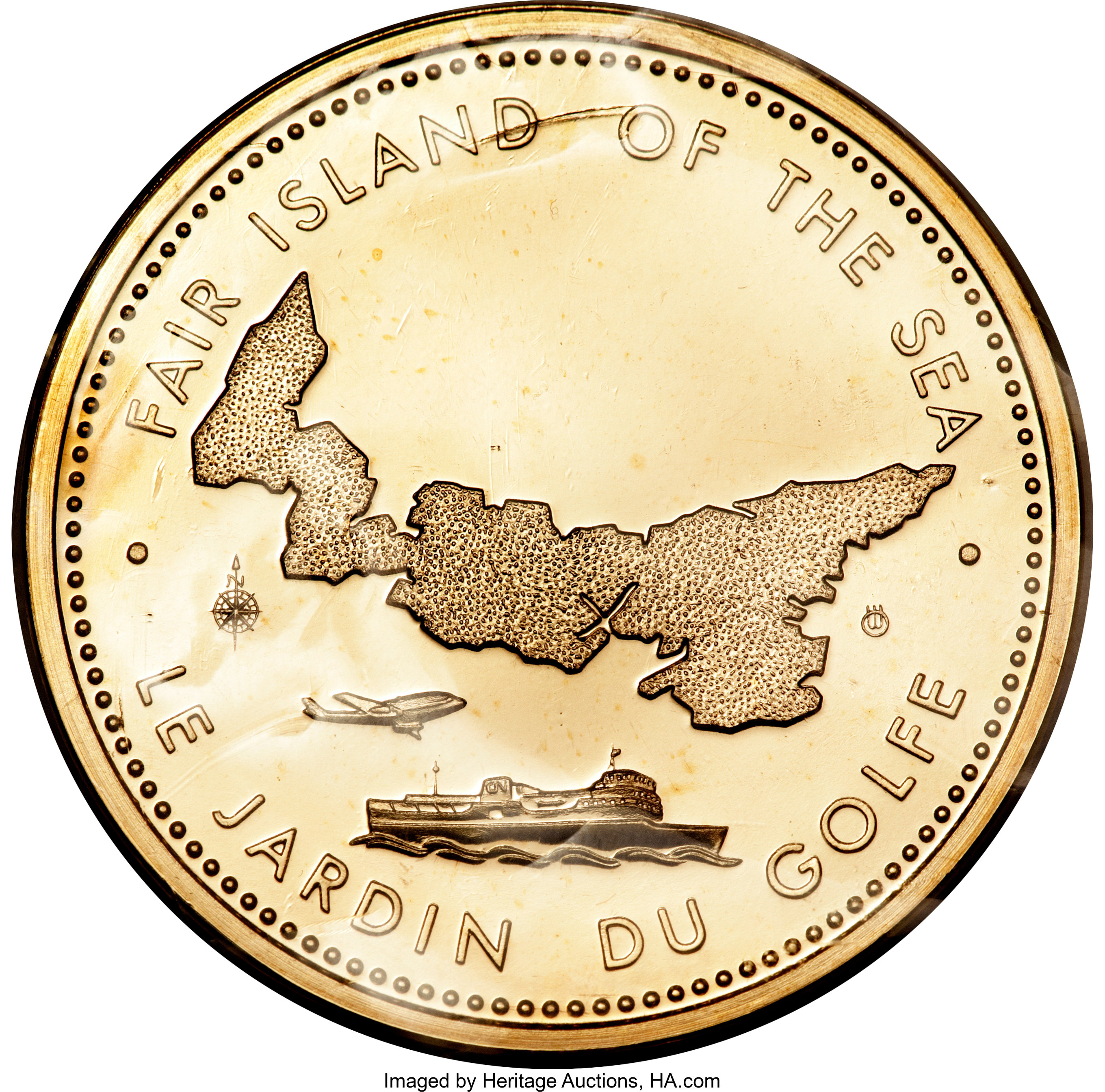 Canada: Prince Edward Island. Gold medal 1973,... Canada | Lot #21034