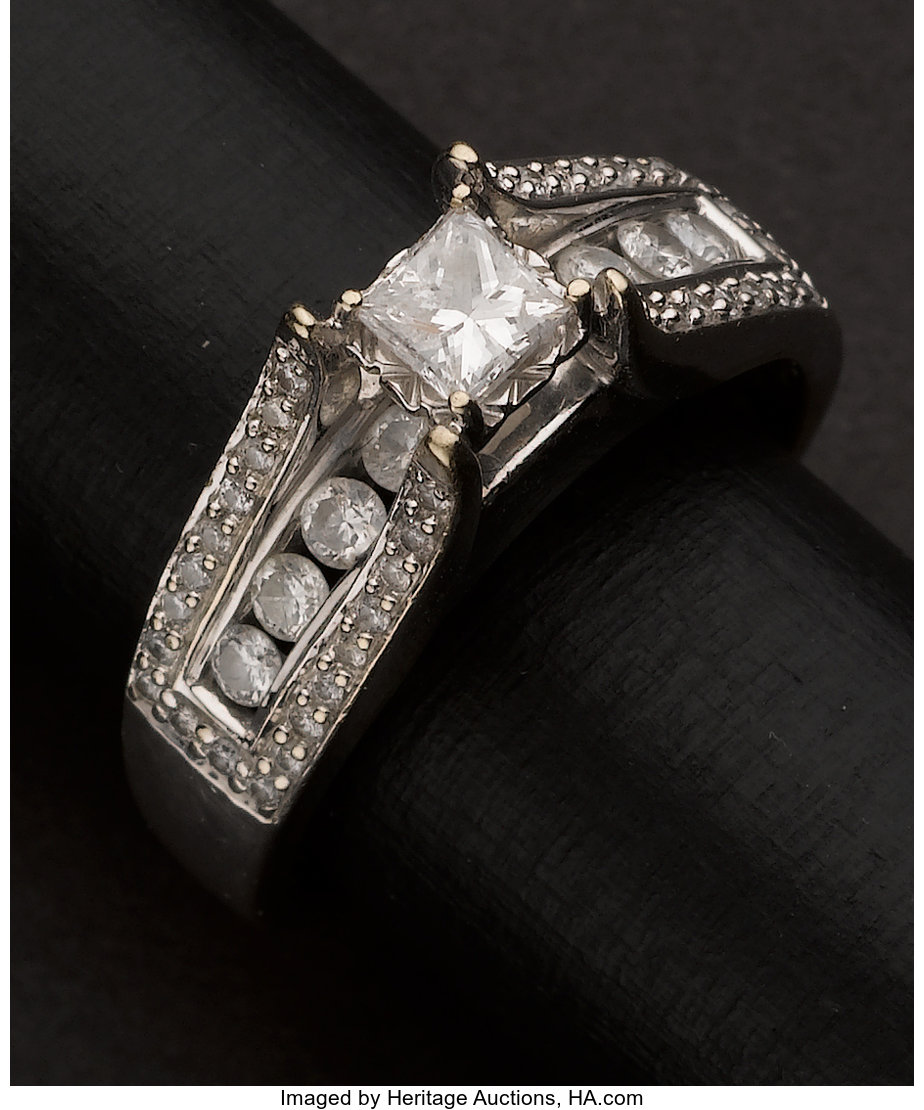 White Gold & Diamond Ring. ... Estate Jewelry Rings | Lot #70010 ...