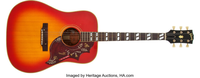 1968 Gibson Hummingbird Sunburst Acoustic Guitar, #953293