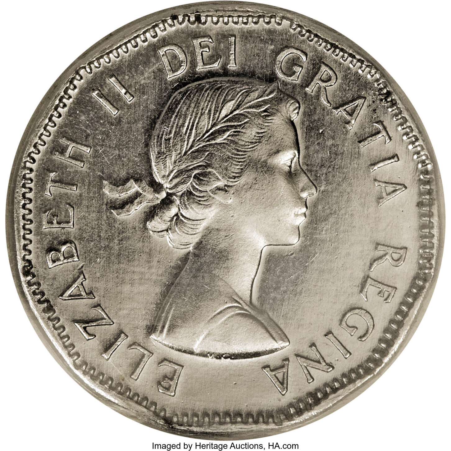 Canada: Elizabeth II 5 Cent 1953 With Strap (Shoulder Fold), Mule | Lot