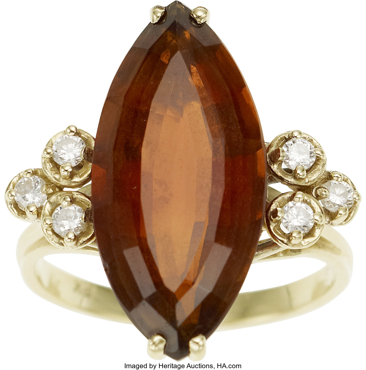 Citrine, Diamond, Gold Ring. ... Estate Jewelry Rings | Lot #59318 ...